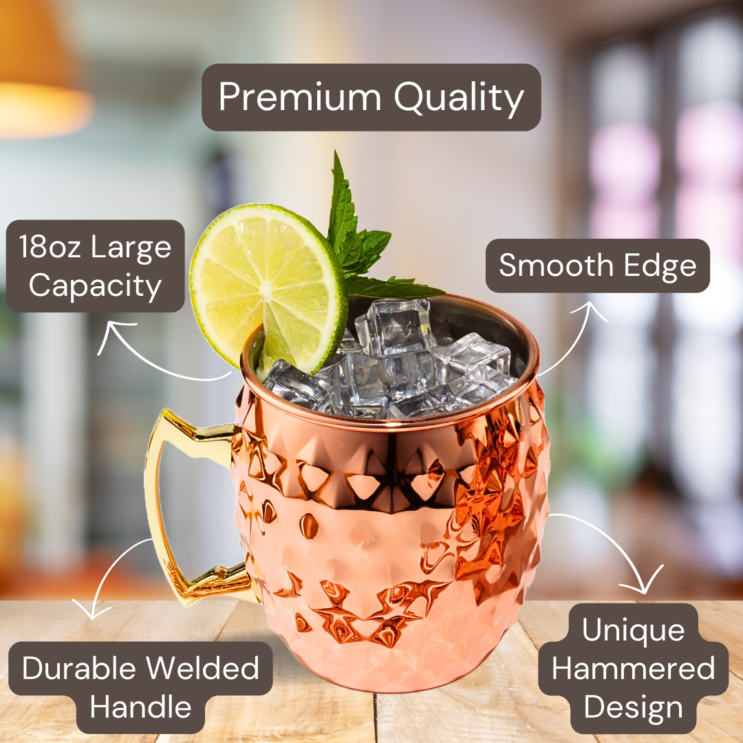 Moscow Mule Mugs Set Of 2