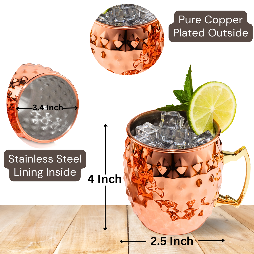 Moscow Mule Mugs Set Of 2