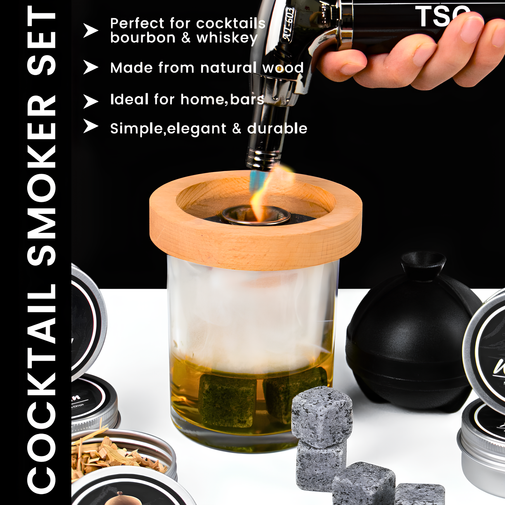 Cocktail Smoker Kit (No Butane) – TSCOCKTAILS Store