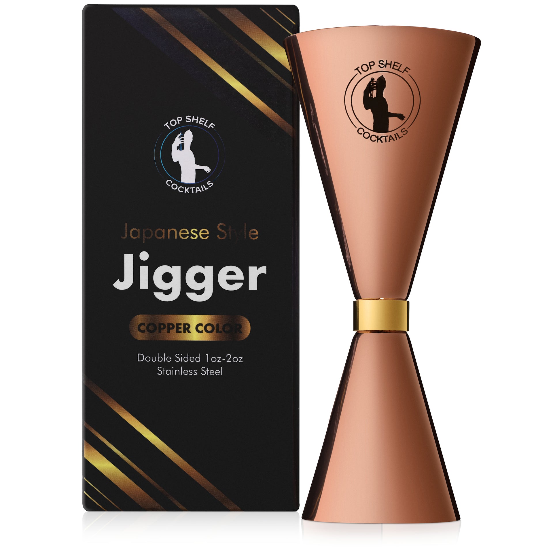 Cocktail Jigger 1oz / 2oz - Lafayette Papers
